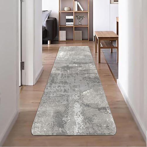 YANHONG Teppich Läufer 55 x 300 cm rutschfest Dauerhaft, Fußmatte Lang Hochwertige Küchenmatten Hochwertige Verarbeitung Dauerhaft für Vorzimmer Eingangsbereich Korridor, C