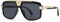 PPFVVTV Grenzüberschreitende Sonnenbrille in klassischer Version, auffällige Sonnenbrille (schwarz)