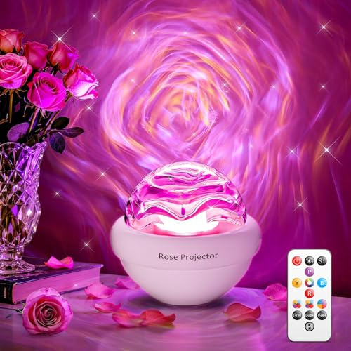 PIKOY Sunset Lamp 15 Colors Rose Night Light Projector Gifts Girl&Women | 3 Timer,Dimmable,Remote Birthday Gifts for Women Girlfriend Presents, Sensory Lights Bedroom Accessories Decor Girl 7,8,9