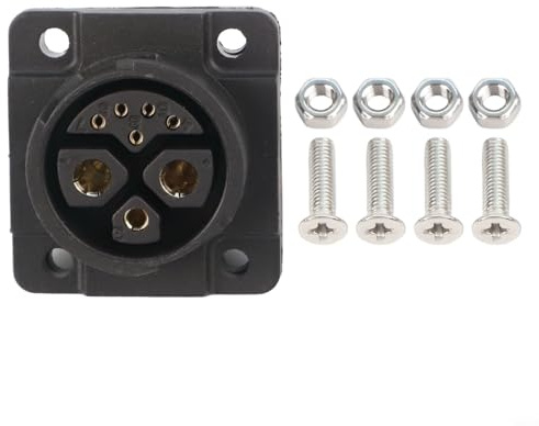IP67 8-poliger Energiespeicheranschluss für Batteriesysteme, 500 V, 50 A, männlich/weiblich, industrieller Drahtverbinder, flammhemmender Motor (Steckdose)