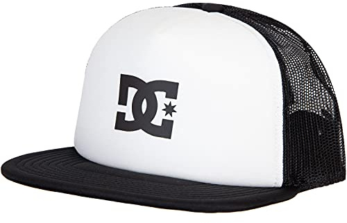 DC Shoes Gas Station Trucker Snapback Cap (White/Black)