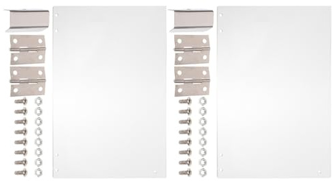 PRETYZOOM 2pcs Door Panel Accessory Protective Baffle for Commercial Popcorn Machines Thickened Pvc Dualdoor Design with Sleek Appearance Enhanced Protection for Commercial Setup