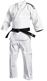 adidas Traje de Judo Training, Blanco, 130, J501