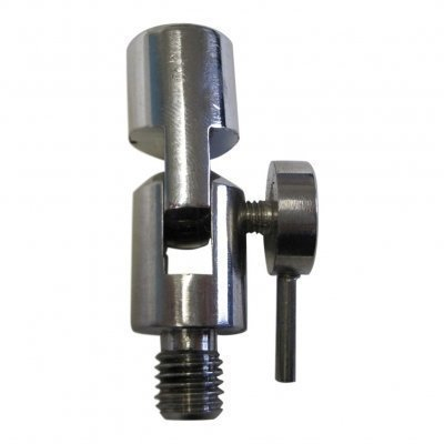Common Baits Storm Lock Edelstahl Adapter für Bankstick mit Knickgelenk