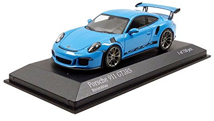 Minichamps 410063222 Porsche 911/991 GT3 RS – 2014 – Maßstab 1/43 – Blau Riviera