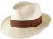 Classic Italy - Chapeau Panama Paille Homme ou Femme Classic Paille Large - Taille 62 cm - Creme-Marron