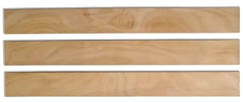 Lote de 3 Lamas 79 cm ancho 53mm 790x53x8 | Para somier cama sofá clic clac BZ | Láminas curvadas 7 capas para recambio, refuerzo resistente | soporte de colchón madera de haya duradera SCM Créations®