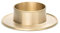 Kerzenständer Gold mit Perlrand Matt Ø 50 mm, für Taufkerzen, Kommunionskerzen, Trauerkerzen, für Kerzen Ø 5 cm