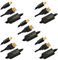 Rhombutech® Set 5X 15m USB2.0 Anschlusskabel, aktiv mit Signalverstärker, Druckerkabel, Externe Festplattengehäuse, Scannerkabel, A/B USB 2.0 Stecker A auf Stecker B