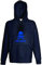 Tipolitografia Ghisleri Zwolle Black Sweatshirt for Training Skull Blue Football Fans Holland - Click Customize to Size, Black, M