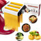 Accessoire 3 en 1 pour machine à pâtes Kitchenaid - Accessoire de cuisine 3 en 1 avec rouleau à pâte spaghetti et coupe-fettuccine - Pâtes fraîches faites maison facilement