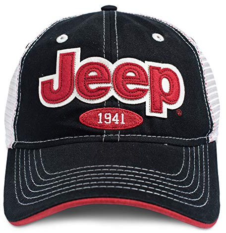 Jeep Felt Appliqué Hat Black