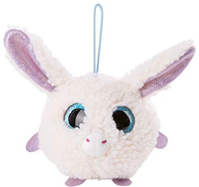 NICI 46880 NICIdoos BallBies Schaf mit Loop 9 cm – Kuscheltier Schaf für Kinder & Erwachsene ab 3 Jahren – Flauschiges Schmusetier mit großen Glitzeraugen zum Spielen, Sammeln & Kuscheln