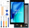 LCD-Bildschirm für Amazon Fire HD 10 HD10 2019 9th Gen M2V3R5 LCD Display Touchscreen Digitizer Matrrix Montage Vollglas Panel Lens Replacement Kits with Free Repair Tools (Schwarz)