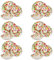 ARCA, Set 18 Piatti Coordinati Spring in Porcellana e Ceramica Decorata, Servizio per 6 Persone, con Piatti Fondi, Piani e da Dessert
