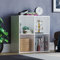 Vida Designs Durham Cube Bücherregal Aufbewahrung Organizer Wohnzimmer Bücherregal Home Office Möbel (4 Würfel, weiß)