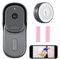 Sonnette Vidéo sans Fil Filaire Sonnette De Porte Tuya WiFi Smart Home Caméra Interphone Vidéo Vision Nocturne pour La Maison Ring avec Carillon pour Alexa, Installation Facile