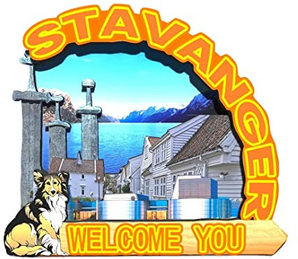 Norway StavangerMagnet Kühlschrankmagnet aus Holz, 3D-Sehenswürdigkeiten, Reise-Sammelstück, Souvenirs, Dekoration, handgefertigt, 473