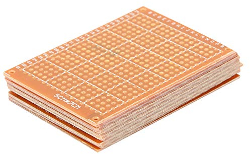 Planche à Pain Soudable PCB, 10pcs 5 × 7 Cm Carte de Circuit Imprimé Universelle Prototype PCB Planche à Pain pour Projets éLectroniques de Bricolage