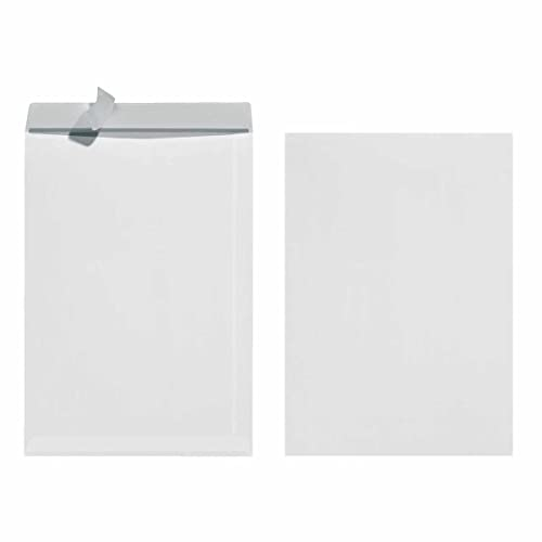 Herlitz 30 Stück weiße Briefumschläge B4 250 x 353 mm selbstklebend 100 g/m²