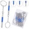 6 Stück Mini Brillen Schraubendreher, 3 in 1 Precision Brillen Reparatur Set Schlüsselbund Mini-Handwerkzeug, Tragbarer Mini-Schraubendreher für Brillen, Sonnenbrillen, Schmuck Und Uhren Reparatur