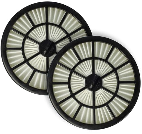 vhbw 2x Staubsaugerfilter Ersatz für Ariete AT5166054100 für Staubsauger | HEPA-Filter Schwarz Weiß