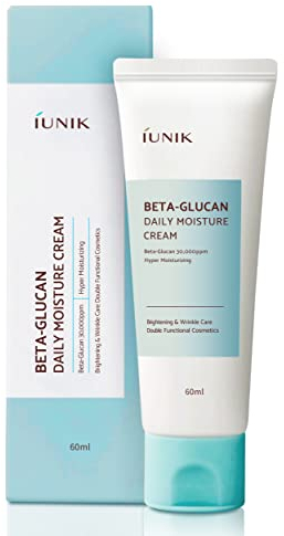 IUNIK Beta-Glucan Daily Moisturizer Cream (60 ml)