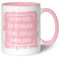 GRAVURZEILE Bedruckte Tasse mit Spruch - Ich war heute beim Psychologen - Spülmaschinenfest - Geschenke für Freunde & Kollegen - Geschenk für Büro & Alltag - Farbe: Rosa
