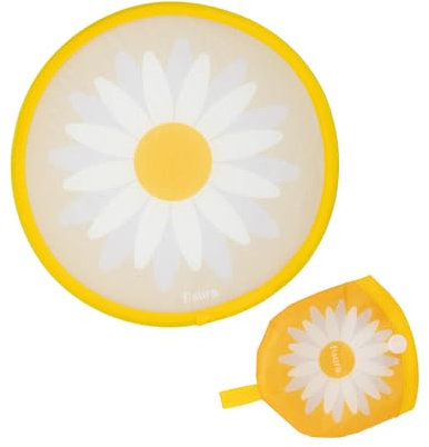 FISURA – Runder faltbarer Fächer. Original faltbarer Handventilator. Faltbares Frisbee. Tragbarer Fächer für Partys. 20 zentimeter. (Margarita, 1 Stück)