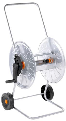 vidaXL Schlauchwagen für 80 m 1/2 oder 50 m 3/4 Schlauch Stahl