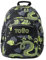 TOTTO - Mochila Escolar Grande, Modelo Rayol, Capacidad 19 L, 3 Compartimentos, 2 Bolsillos Botella, Bolsillo para PC 14, Espaldar Ergonómico con Flujo de Aire, Correas en S, Estampado Dragony
