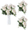 astylishome Kunstblumen Künstliche Pflanzen Unechte Blumen Deko Kunstblumenstrauß Künstlich Gefälschte 36 cm Blumenarrangements Hochzeit Zimmerdeko 1003
