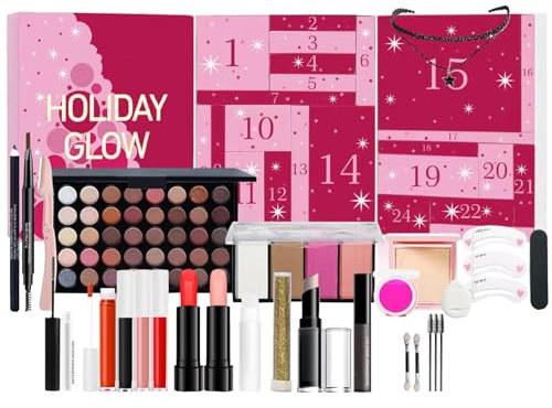 Beauty Advent Calendar 2024, Cosmetic Make up Set, Makeup Beauty Advent Calendar, Make Up Set Christmas -Vacation Countdown Calendar, Makeup & Cosmetic Set For Christmas