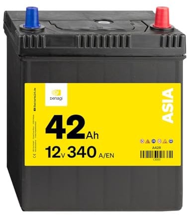 Denagi ASIA A42R Autobatterie 12V 42Ah 340A/EN Starterbatterie