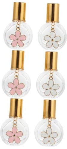 BELLIFFY 6 Pezzi Rotolo Di Bottiglia Di Profumo Lip Gloss Tubi Di Profumo Flaconi A Olio Per Aromaterapia Bottiglia A Organizzatore Di Profumo Bottiglie A Da