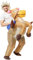 SQINGG Inflatable Horse Costume Inflatable Costumes Adults Funny Fancy Dress Horse Blow up Costume Suitable for Halloween Christmas Carnival Party (150-190CM)