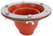 Zelt Rauchanschluss Set, Zelt Ofenheber Set, Hochtemperatur Silikon Rohrmanschette, Dach Rohranschluss Set, Kompatibel mit Dreiwandigen Rohrabschnitten (Orange)