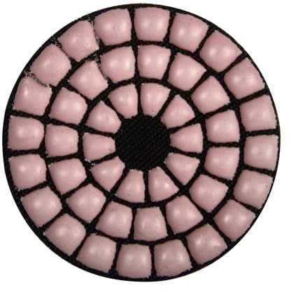 Proxxon 28656 Diamantierte Schleif- und Polierpads, K 50, Ø 50 mm, 3 Stück, für Winkelpolierer WP/E und WP/A