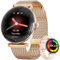 Smart Watches for Women Men, 1.43 Curved Light Thin HD AMOLED Screen Display Smart Watch with Heart Rate/Sleep Monitor, 110+Sports IP68 Waterproof Step Counter Smartwatches for Android iOS(RoseGold)