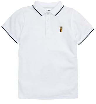 NEXT Jungen Kurzärmeliges Polo-Shirt Weiß 146-