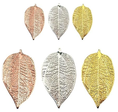 Hängedeko Herbst Dekoanhänger Blatt-Anhänger Deko Metallschmuck Für Fenster Wohnzimmer 6 Stück