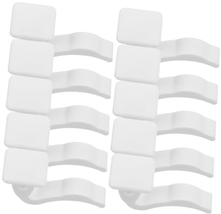Alipis Radiator Support Splash Shield Clips 6.2mm Plastic Hose Mounting Clip Kit for Radiator Cover Installation