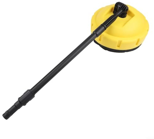 Rotary Brush Attachment for Pressure Washer, Patio Cleaning Nozzle with High Pressure Floor Brush, POWERs Washer Cleaner for Driveway Deck Garden, Outdoor POWERs Equipment