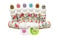 Scola Chubbi Paint Markers, 8 Assorted Pearlescent Colours, 75 ml Bottles, Quick Drying, No Mess or Spill, Art and Crafts Projects, Ideal for Schools and Kids