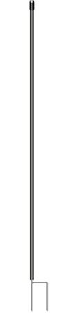 10x Gallagher PVC Wildpfahl - 2,0 m/19 mm schwarz