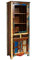 MASSIVMOEBEL24.DE Vitrine Altholz 73x45x200 Mehrfarbig lackiert Nature of Spirit #115