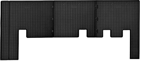 Fußmatten kompatibel mit Ford Transit Custom 2. Reihe 2012-/2018- Gummi Auto 100% passgenaue Gummimatten Automatten Antirutsch Schwarz