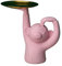 Tubayia AFFE Statue Servierplatte Obstteller Snackteller Servierteller Dekoteller für Zuhause Geburtstag Party (Rosa,Large)