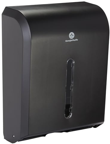Georgia-Pacific Dispensador de Toallas de Papel Plegable en C por GP Pro Negro, 56650A, 5.2 Pulgadas de Largo x 12 Pulgadas de Ancho x 15.4 Pulgadas de Alto