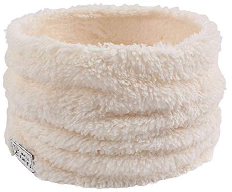 Pesaat Thick Fleece Baby Scarf For Boys Girls Warm Infant Toddler Scarves Kids Neck Warmer Thermal 1-5Y(Beige)